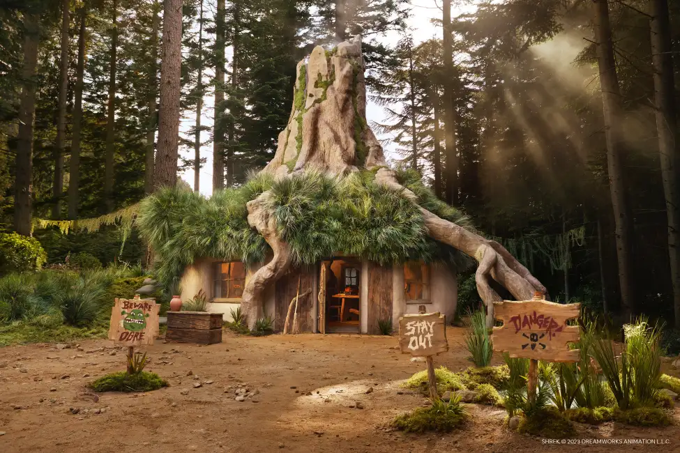 Shrek'in Ağaç Evi, Airbnb