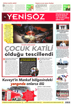 YENİ SÖZ GAZETESİ 13 Haziran 2024 Gazete Manşeti Küçük