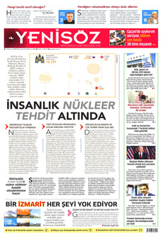 YENİ SÖZ GAZETESİ 1 Temmuz 2024 Gazete Manşeti Küçük