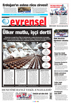 EVRENSEL 9 Temmuz 2024 Gazete Manşeti Küçük