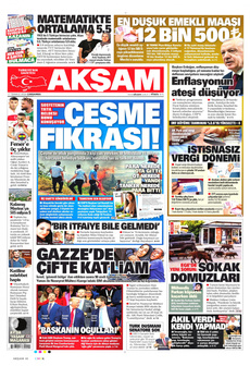 AKŞAM 17 Temmuz 2024 Gazete Manşeti Küçük