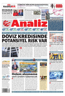 ANALİZ 17 Temmuz 2024 Gazete Manşeti Küçük