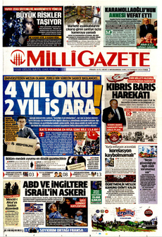 MİLLİ GAZETE 19 Temmuz 2024 Gazete Manşeti Küçük