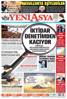 YENİ ASYA 19 Temmuz 2024 Gazete Manşeti Küçük