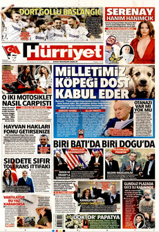 HÜRRİYET 24 Temmuz 2024 Gazete Manşeti Küçük