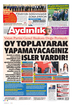 AYDINLIK GAZETESİ 24 Temmuz 2024 Gazete Manşeti Küçük