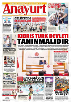 ANAYURT 24 Temmuz 2024 Gazete Manşeti Küçük