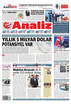 ANALİZ 24 Temmuz 2024 Gazete Manşeti Küçük