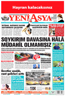 YENİ ASYA 25 Temmuz 2024 Gazete Manşeti Küçük