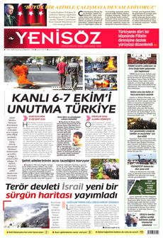 YENİ SÖZ GAZETESİ 7 Ekim 2024 Gazete Manşeti Küçük