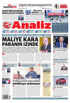 ANALİZ 7 Ekim 2024 Gazete Manşeti Küçük