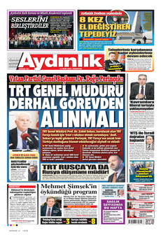 AYDINLIK GAZETESİ 14 Ekim 2024 Gazete Manşeti Küçük