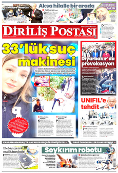 DİRİLİŞ POSTASI 14 Ekim 2024 Gazete Manşeti Küçük