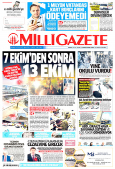 MİLLİ GAZETE 15 Ekim 2024 Gazete Manşeti Küçük