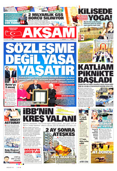 AKŞAM 26 Kasım 2024 Gazete Manşeti Küçük