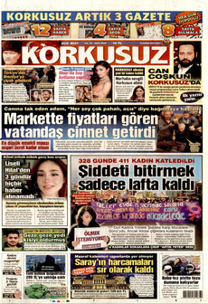 KORKUSUZ 26 Kasım 2024 Gazete Manşeti Küçük