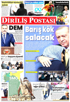 DİRİLİŞ POSTASI 12 Aralık 2024 Gazete Manşeti Küçük