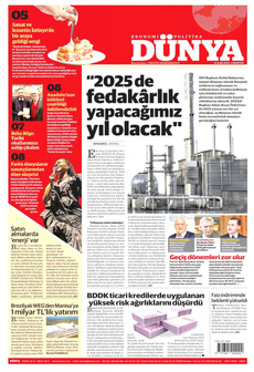 DÜNYA 21 Aralık 2024 Gazete Manşeti Küçük