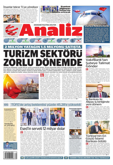 ANALİZ 21 Aralık 2024 Gazete Manşeti Küçük