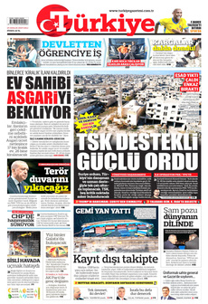 TÜRKİYE GAZETESİ 24 Aralık 2024 Gazete Manşeti Küçük