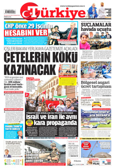 TÜRKİYE GAZETESİ 28 Aralık 2024 Gazete Manşeti Küçük