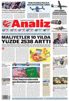 ANALİZ 30 Aralık 2024 Gazete Manşeti Küçük