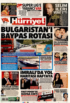 HÜRRİYET 9 Ocak 2025 Gazete Manşeti Küçük