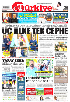 TÜRKİYE GAZETESİ 8 Ağustos 2026 Gazete Manşeti Küçük