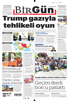 BİRGÜN 8 Ağustos 2026 Gazete Manşeti Küçük