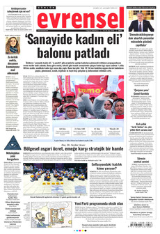 EVRENSEL 9 Ağustos 2026 Gazete Manşeti Küçük