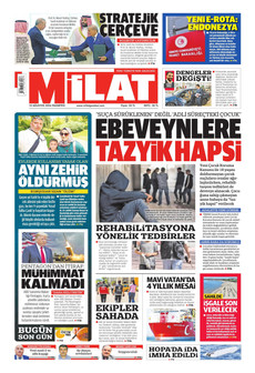 MİLAT 10 Ağustos 2026 Gazete Manşeti Küçük