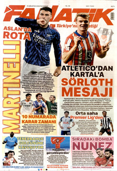 FANATİK 10 Ağustos 2026 Gazete Manşeti Küçük